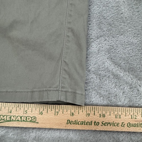 Lee Pants Mens 44x32 Extreme Comfort Gray Chino Office Casual Stretch Straight - Picture 11 of 15